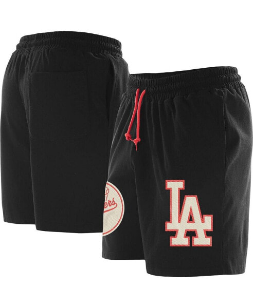 Men's Black Los Angeles Dodgers Color Pack Knit Shorts