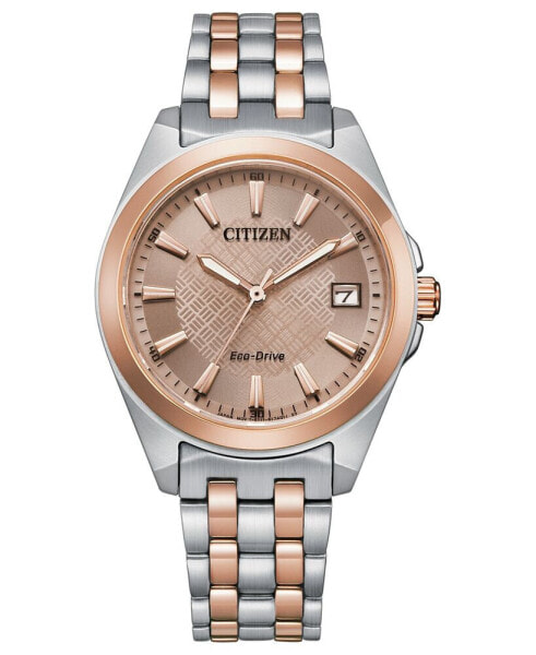 Часы Citizen Corso Eco Drive двухцветные 33 mm