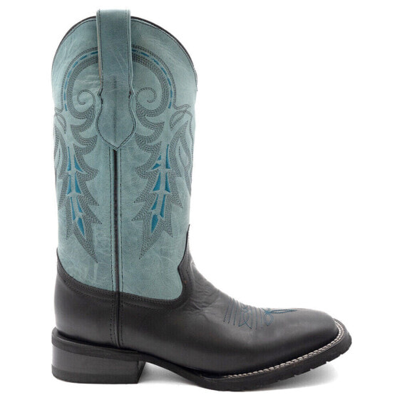 Ferrini Maverick Square Toe Cowboy Mens Black, Blue Casual Boots 1509304