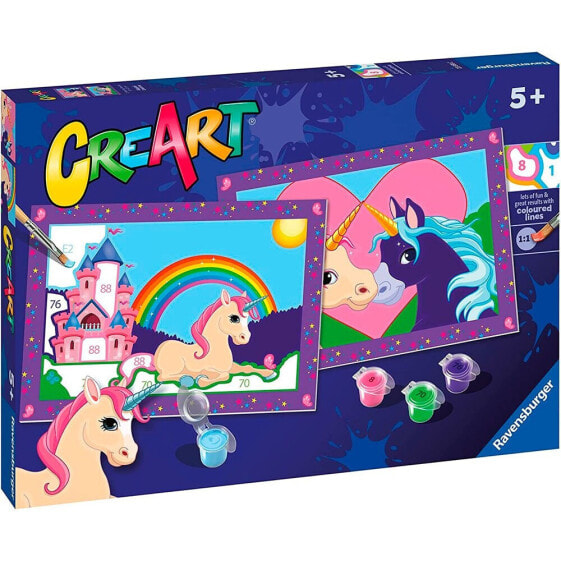 RAVENSBURGER Creart Junior Series: 2 X Unicorns