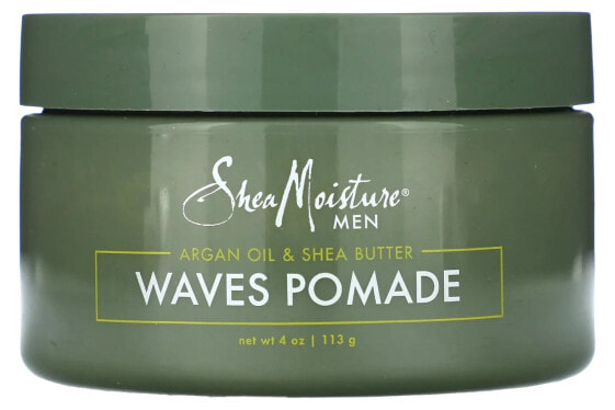 Воск для волос SheaMoisture Men, Waves Pomade, Аргановое масло и масло ши, 113 г