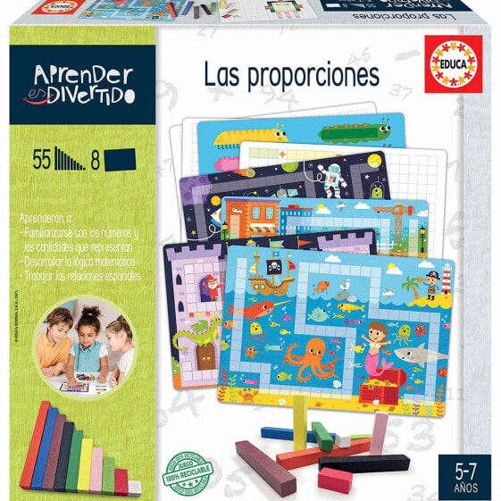 EDUCA BORRAS Learning Is Fun The Proportions Board Game