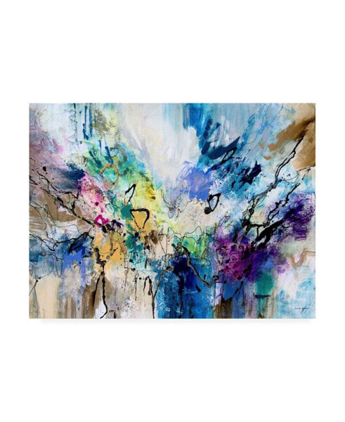 Jennifer Gardner Rainbow Blue V Canvas Art - 27" x 33.5"