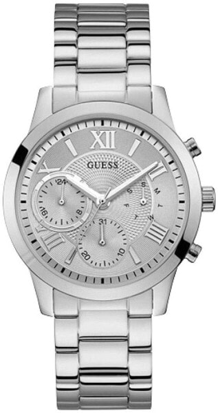 Серебряные женские наручные часы Guess W1070L1