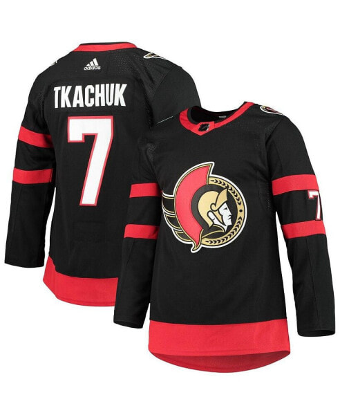 Men's Brady Tkachuk Black Ottawa Senators Home Authentic Pro Player Jersey