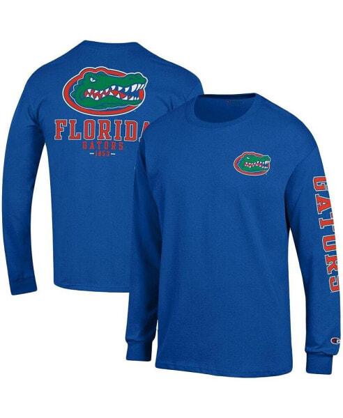 Men's Royal Florida Gators Team Stack Long Sleeve T-shirt