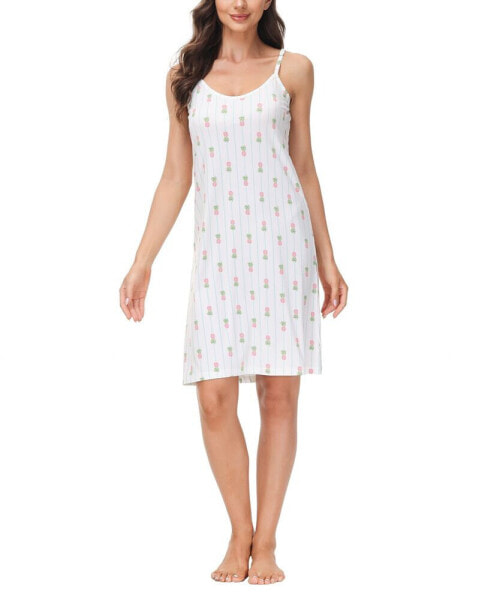 Women's Printed Chemise Nightgown