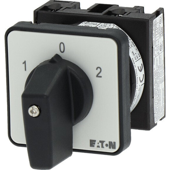 Eaton T0-1-8210/E - Toggle switch - 1P - Black - Metallic - Plastic - IP65 - 48 mm
