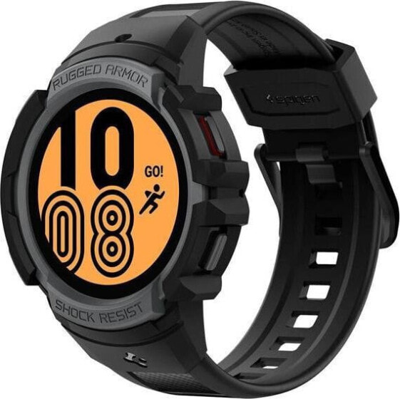 Аксессуары для умных часов Spigen Pasek Rugged Armor Pro Samsung Galaxy Watch 4 40 мм Черный Графит
