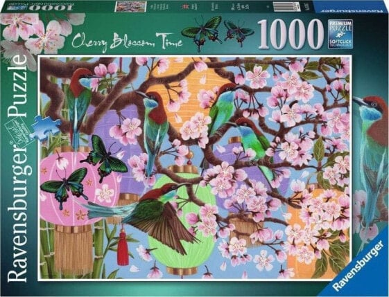 Ravensburger Puzzle 2D 1000 elementów Kwitnące wiśnie