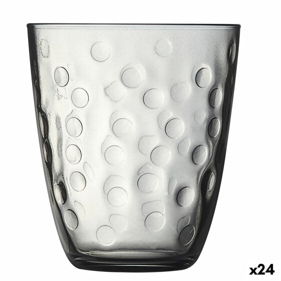 Glass Luminarc Concepto Pepite Grey Glass 310 ml (24 Units)