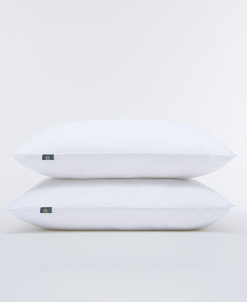 Simply Clean Soft Density 2 Piece Pillow Set, Queen