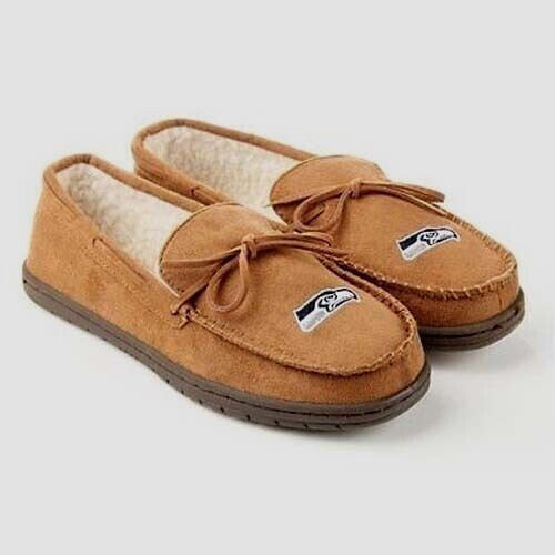 Forever Collectibles NFL NEW Seattle Seahawks Moccasins Slippers
