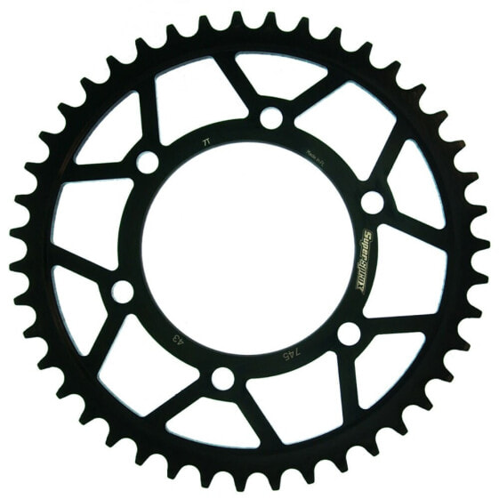 SUPERSPROX Steel Ducati 525x43 RFE745X43BLK Rear Sprocket