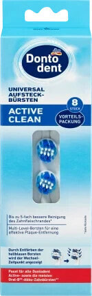 Aufsteckbürsten Active Clean, 8 St