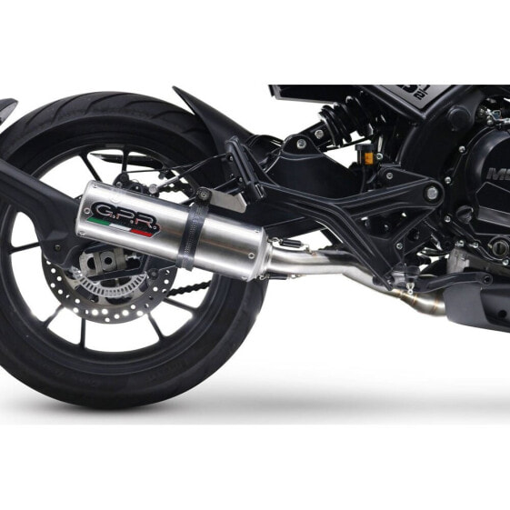 GPR EXHAUST SYSTEMS M3 Inox Moto Morini Seiemmezzo SCR 650 2022-2024 Round homologated full line system