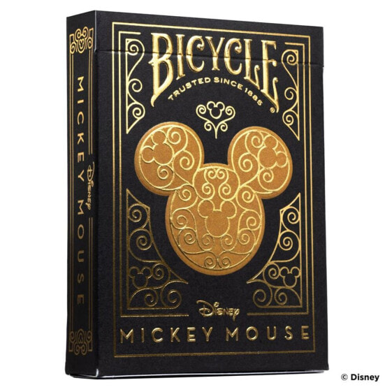 Настольная игра Bicycle Колода карт Disney Mickey чёрно-золотая