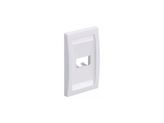 Panduit Wall Plate,Single Gang,2 Ports,Ivory CFPE2EIY