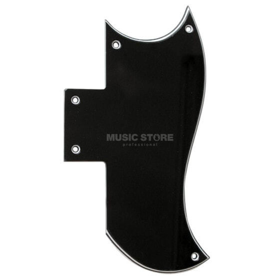 Göldo Pickguard klein schwarz 4lagig für Double Cut Modelle