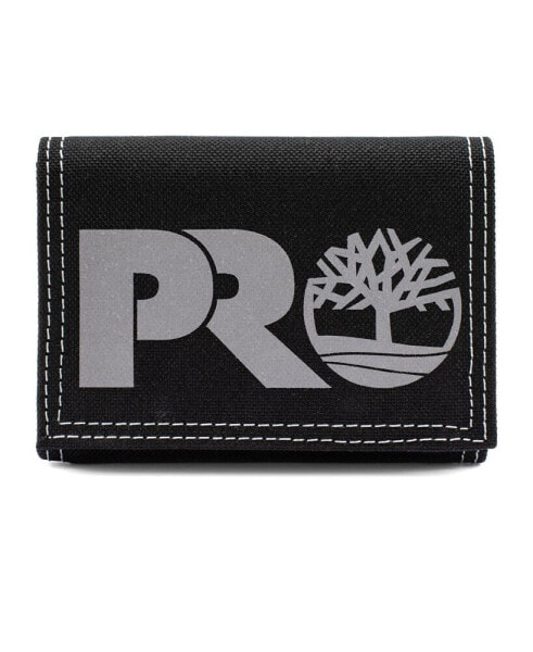 Men's Reflective Print Trifold Wallet