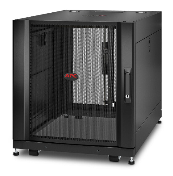 APC NetShelter SX - Freestanding rack - 12U - 272 kg - Key lock - 54 kg - Black