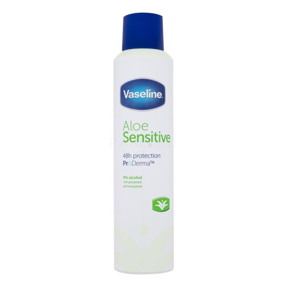 Vaseline Aloe Sensitive 250 ml antiperspirant Deospray für Frauen