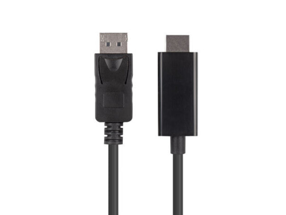 Кабель Lanberg DisplayPort - HDMI 1м Черный