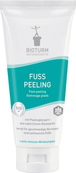 Fußpeeling mit Peelingkörpern aus natürlichem Reiswachs für geschmeidige Hornhaut und seidenweiche Füße