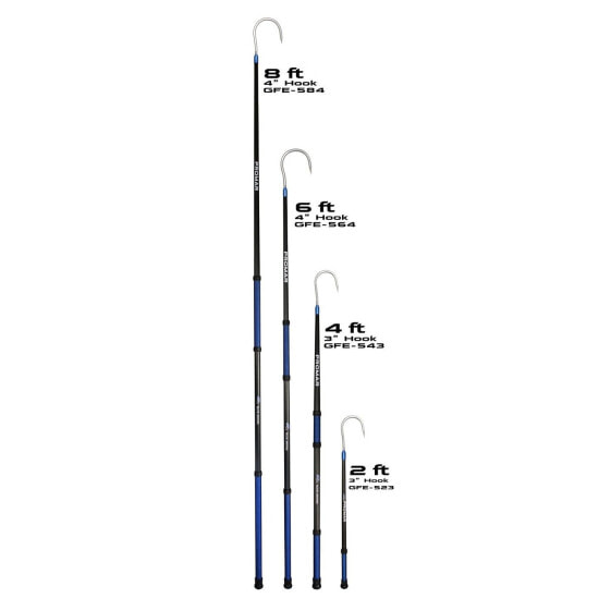 Promar Elite Series Carbon Fiber Gaff Floats Stainless Steel-Pick Size-Free Ship