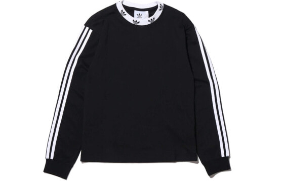 Толстовка Adidas originals Trefoil Rib Ls Tee Logo FM1506