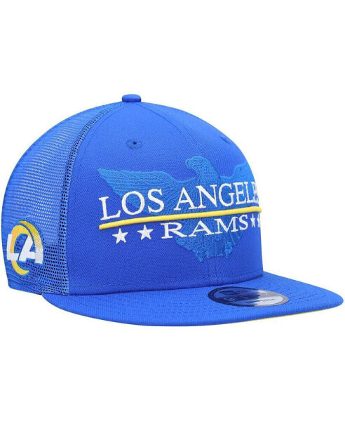 Men's Royal Los Angeles Rams Totem 9FIFTY Snapback Hat