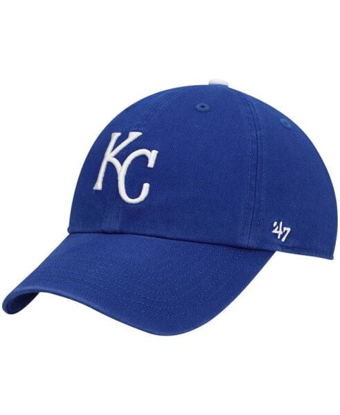 Boys Royal Kansas City Royals Team Logo Clean Up Adjustable Hat