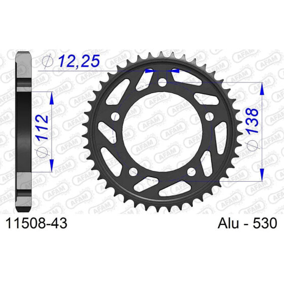 AFAM 11508 Rear Sprocket