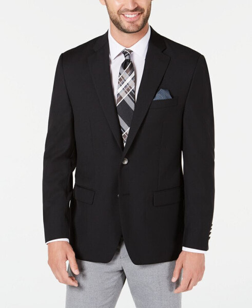 Men's Classic-Fit UltraFlex Stretch Wool Solid Blazer