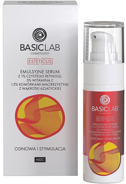 Revitalisierendes Gesichtsserum mit 1% reinem Retinol, 5% Vitamin C und 2% Stammzellen