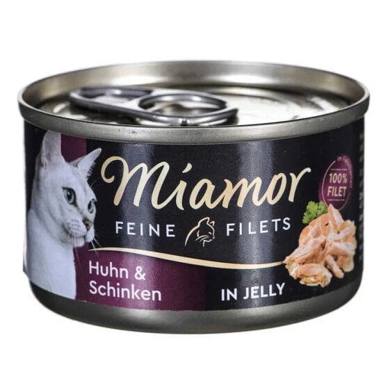 MIAMOR Cats moist food Chicken with ham and rice 100g wet food for cat