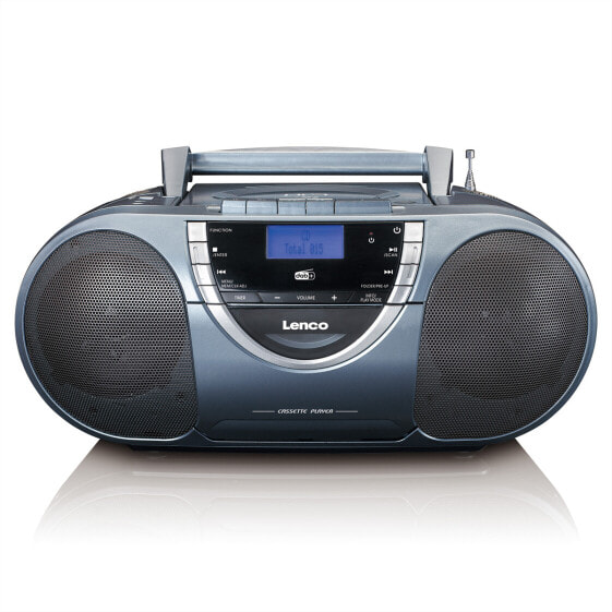Lenco SCD-6800 portable CD Player MP3 Kassette FM Radio DAB+ grau - CD Player