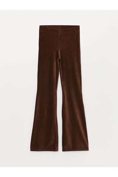 Тайтсы LC Waikiki Velvet Belted Düz Pants