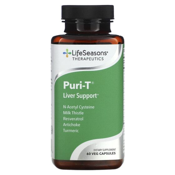 Puri-T, Liver Support, 60 Veg Capsules