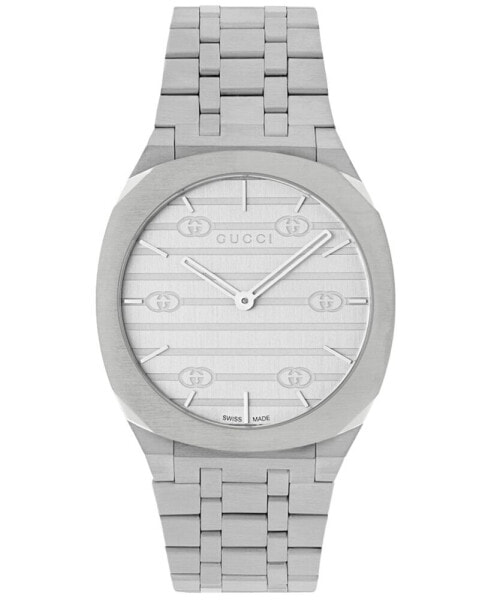 Часы Gucci Swiss Stainless Steel 34mm