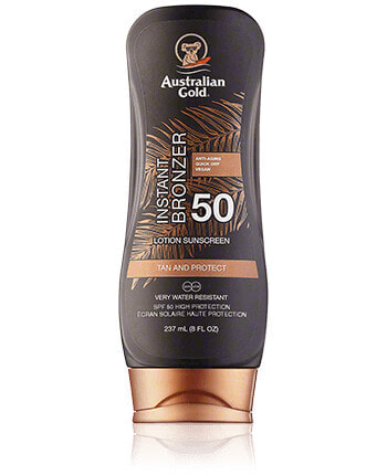 Australian Gold Instant Bronzer Lotion Sunscreen SPF 50 (237 ml)