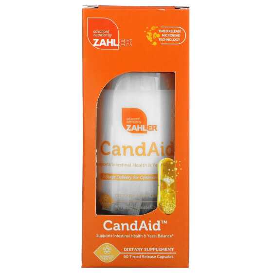CandAid, + Probiotics, 60 Timed Release Capsules