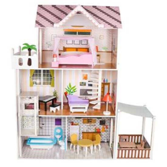 OUTDOOR TOYS Laia Leds 75x39x120 cm Wooden Dollhouse