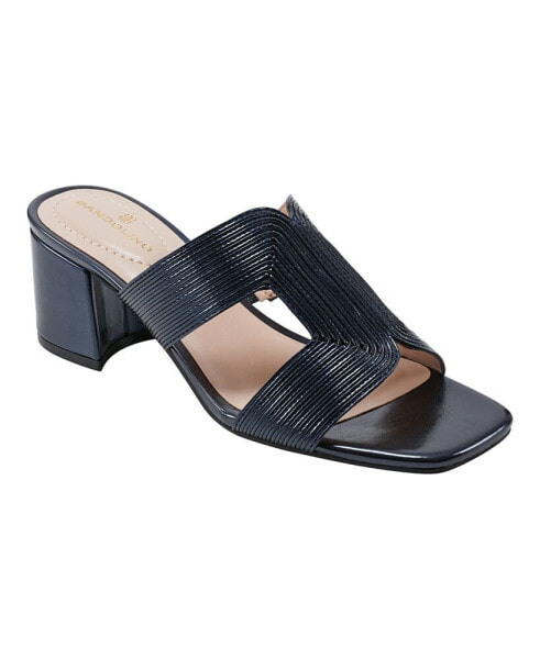 Women's Merily Open Toe Slip-on Square Toe Dress Sandals