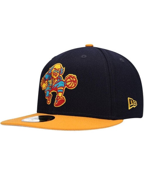 Men's Navy, Gold Philadelphia 76Ers Midnight 59Fifty Fitted Hat