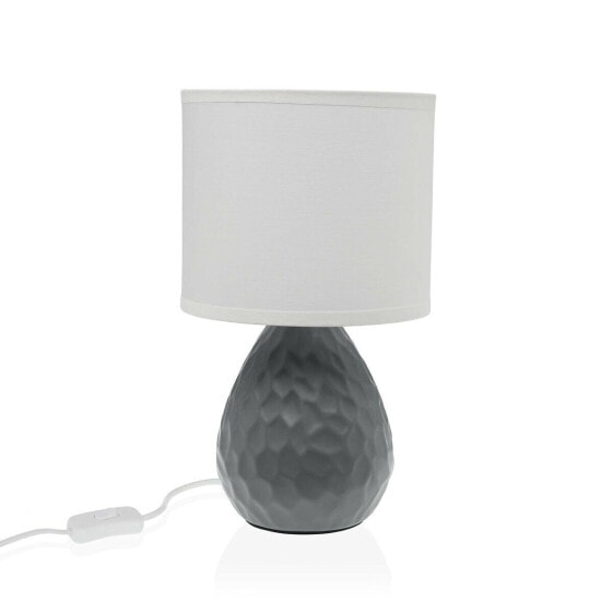 Декоративная настольная лампа Versa Серый Белый Керамика 40 W 15,5 x 27,5 cm