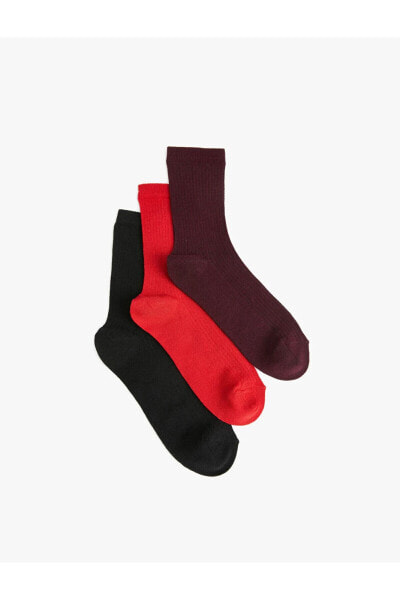 Носки Koton Basic 3-Piece Sock