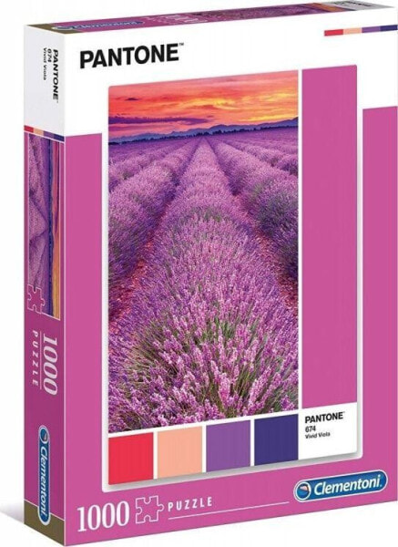 Clementoni Puzzle 1000 elementów Pantone - Vivid Viola