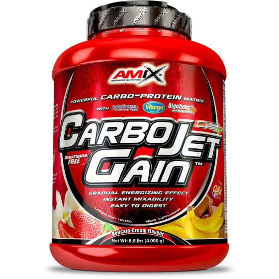 Спортивное питание для спортсменов AMIX CarboJet Gain 4кг Углеводно-белковый ваниль