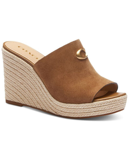 Gloria C Slide Espadrille Wedge Sandals